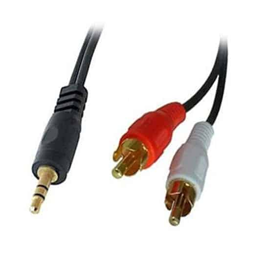 Progressiverobot 3.5mm Headphone to RCA STEREO Phono (Left/Right) AV Cable